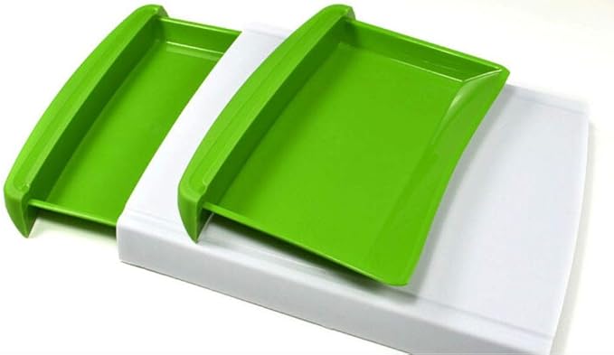 Tabla de Cortar con 2 Compartimentos Extraíbles – Antideslizante y Práctica - innovagizmo.com