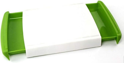 Tabla de Cortar con 2 Compartimentos Extraíbles – Antideslizante y Práctica - innovagizmo.com