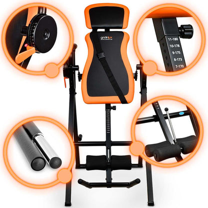 Tabla Inversión In - Gravity 1800 Cinturón de Seguridad Inclinacion 1800 Gridinlux - innovagizmo.com