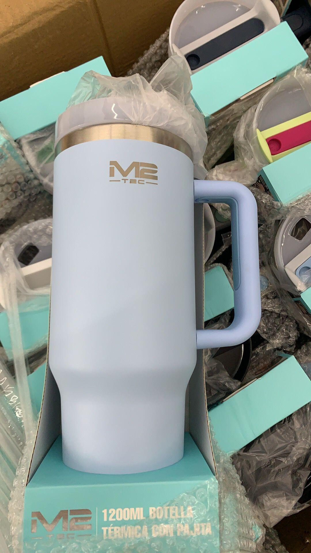 Taza Térmica 1200 ml de Acero Inoxidable con Pajita - innovagizmo.com