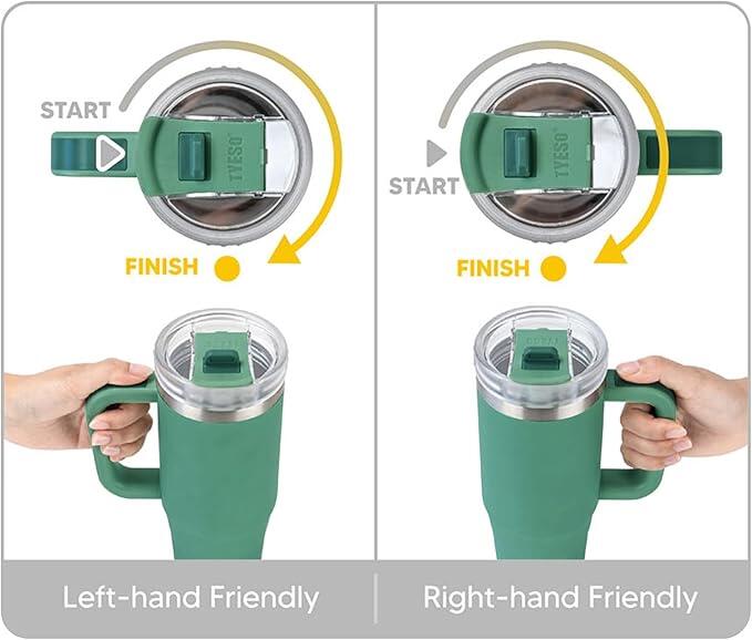 Taza Térmica 1200 ml de Acero Inoxidable con Pajita - innovagizmo.com
