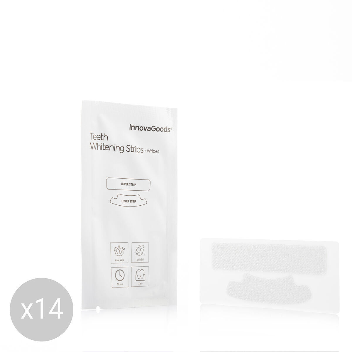 Tiras Blanqueadoras Dentales Wripes InnovaGoods - innovagizmo.com
