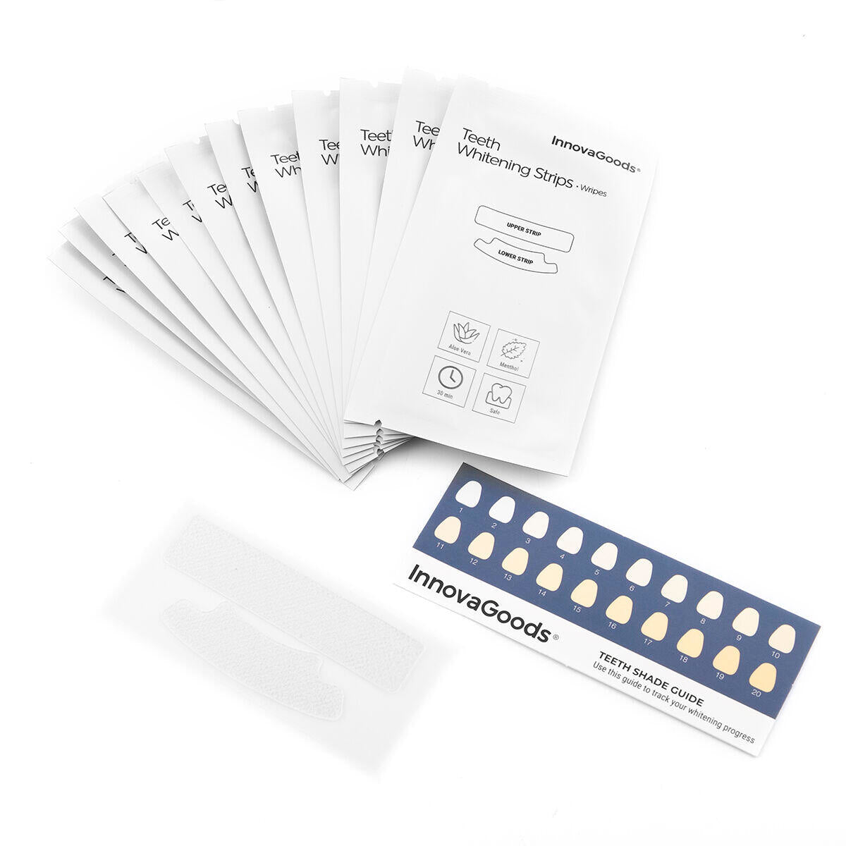 Tiras Blanqueadoras Dentales Wripes InnovaGoods - innovagizmo.com
