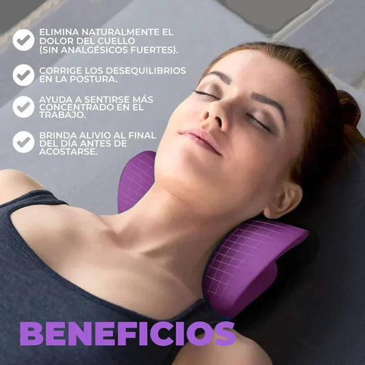 Tracción Cervical para relajar el Cuello Reduce tensión en cuello y hombros - innovagizmo.com