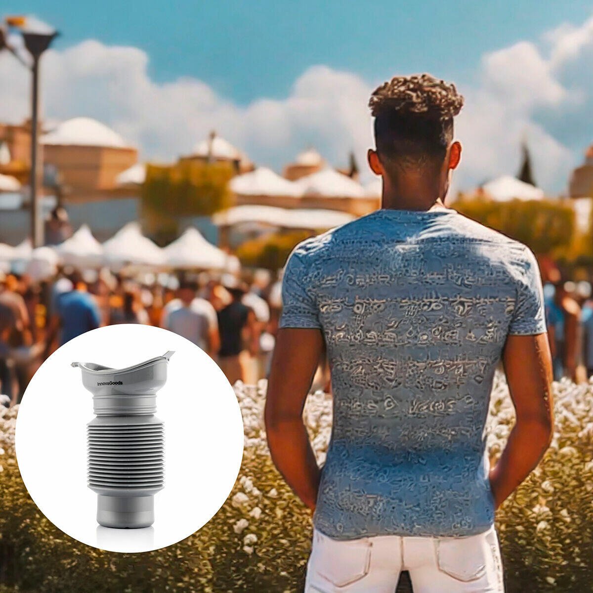 Urinario Portátil Plegable Easpee InnovaGoods - innovagizmo.com