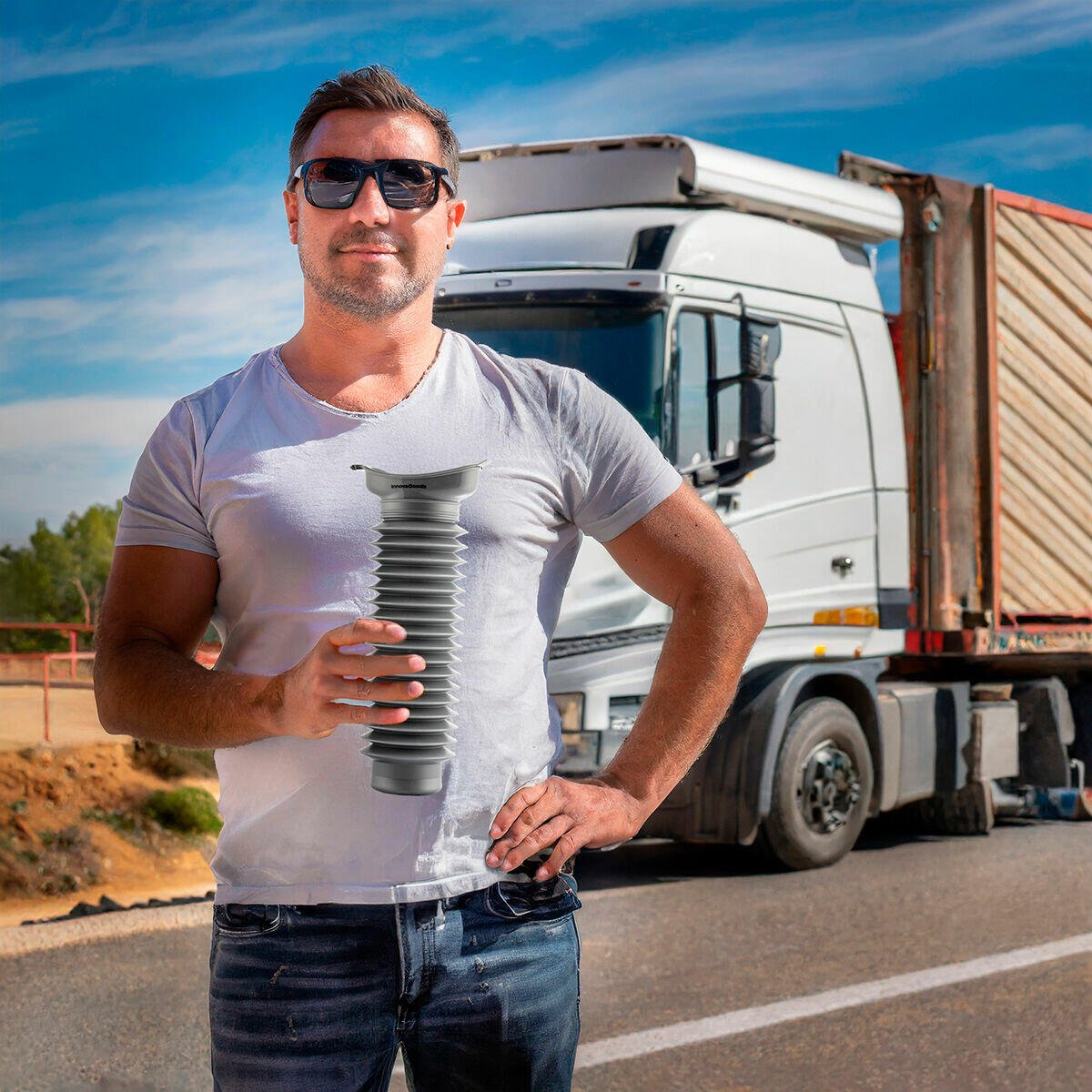 Urinario Portátil Plegable Easpee InnovaGoods - innovagizmo.com