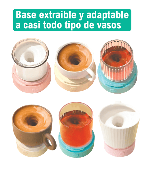 Vaso Mezclador Automático 400 ml | Bebidas listas en segundos - innovagizmo.com