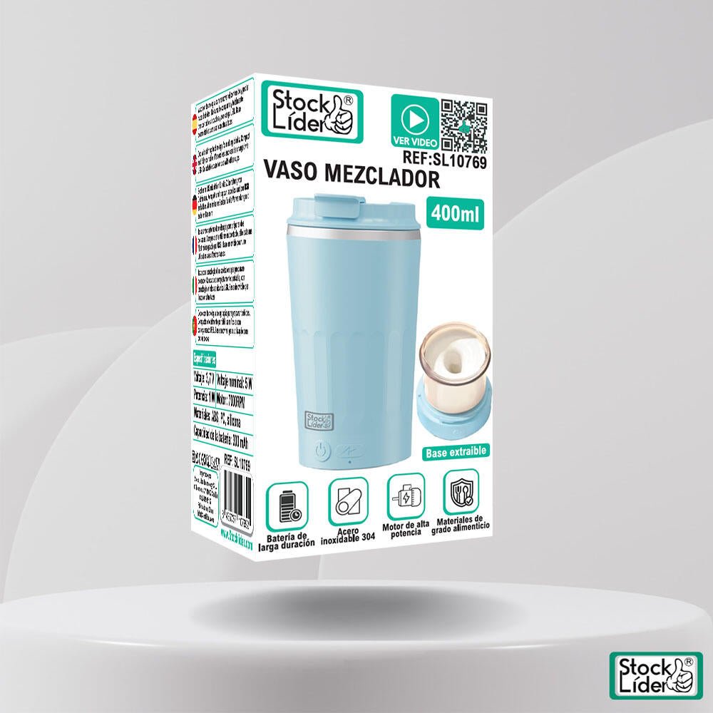 Vaso Mezclador Automático 400 ml | Bebidas listas en segundos - innovagizmo.com