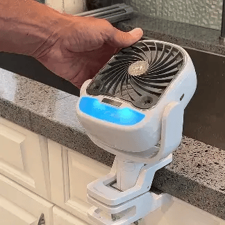 VENTILADOR DE AIRE FRIO HUMIDIFICADOR CON PINZA - innovagizmo.com