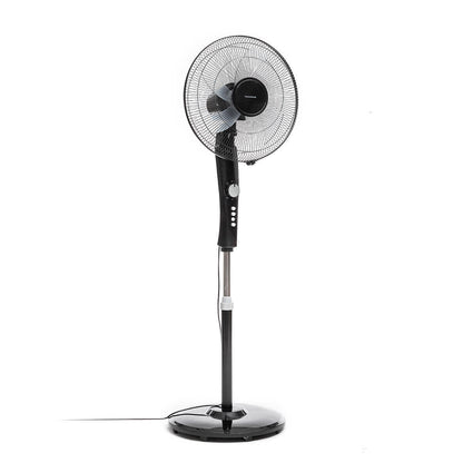 Ventilador de Pie Silencioso 45W con Temporizador Freshinn Negro - innovagizmo.com