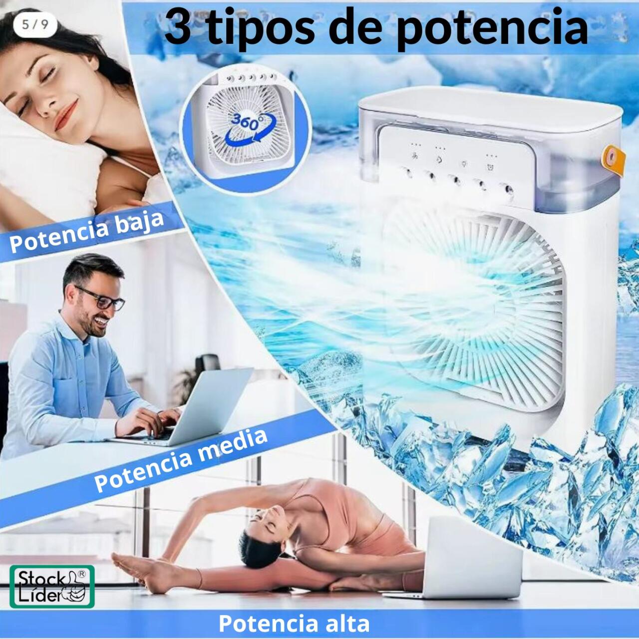 Ventilador enfriador de aire - innovagizmo.com
