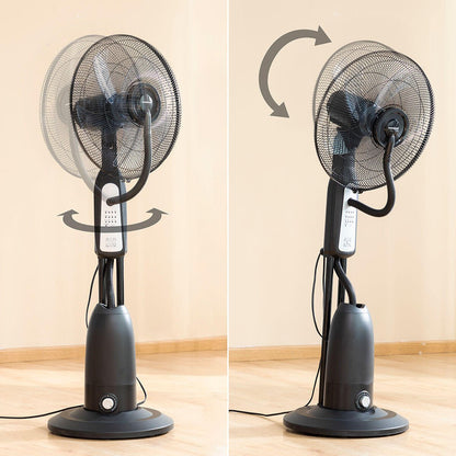 Ventilador Nebulizador de Pie con Mando a Distancia InnovaGoods Mistinn Negro 90 W 2,8 L - innovagizmo.com