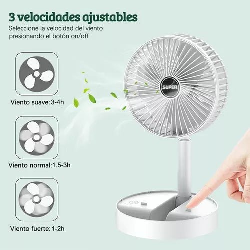 Ventilador plegable USB - innovagizmo.com