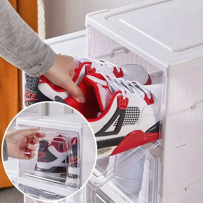ZAPATERO PLEGABLE CON PUERTAS 6 ALTURAS - innovagizmo.com