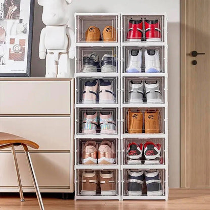 ZAPATERO PLEGABLE CON PUERTAS 6 ALTURAS - innovagizmo.com