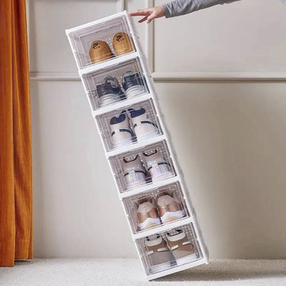 ZAPATERO PLEGABLE CON PUERTAS 6 ALTURAS - innovagizmo.com