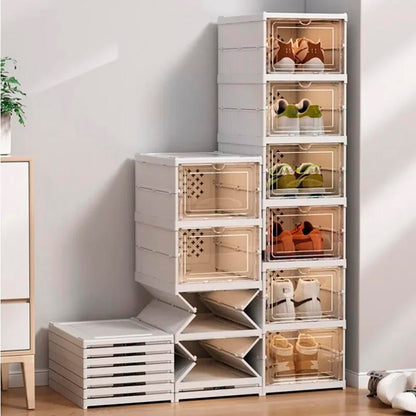 ZAPATERO PLEGABLE CON PUERTAS 6 ALTURAS - innovagizmo.com