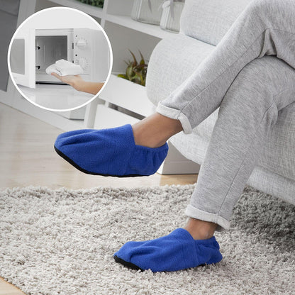Zapatillas de Casa Calentables en Microondas InnovaGoods Azul - innovagizmo.com