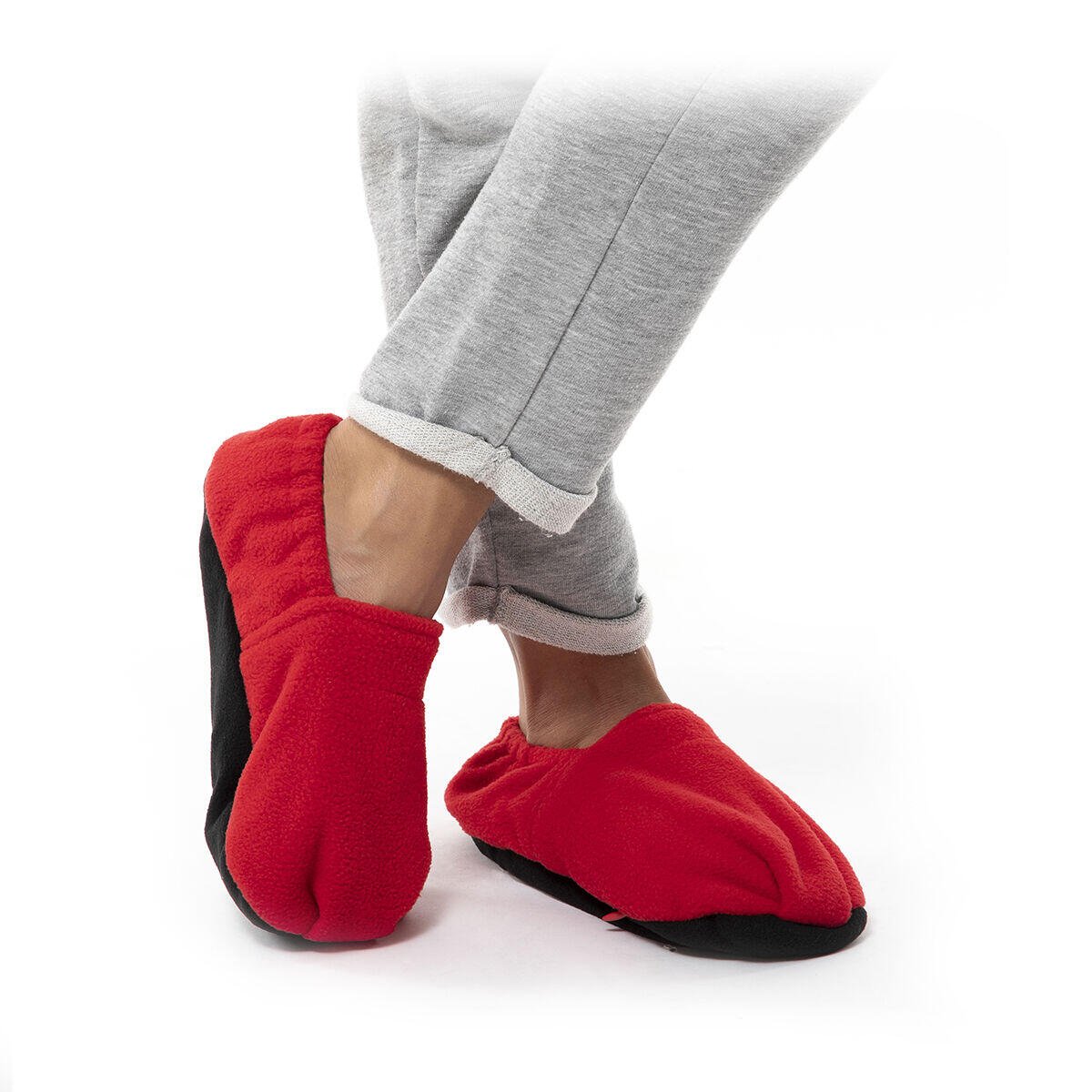 Zapatillas de Casa Calentables en Microondas InnovaGoods Rojo - innovagizmo.com
